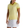 amarelo L6VB2418 extremidade amarela na extremidade gola aberta mulheres Footjoy