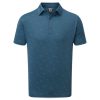 azul L6VB926 cardume de peixes azul estampado lisle Footjoy