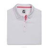 branco L6VB2234 camisa manga curta júnior menina branca Footjoy