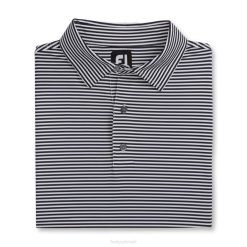 branco marinho L6VB2706 lisle feeder stripe auto colarinho branco-marinho Footjoy