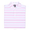 branco-rosa L6VB2692 faixa olho de pássaro branco-rosa para conscientização sobre o câncer de mama Footjoy