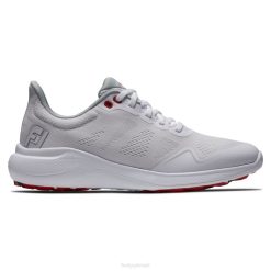 branco-vermelho L6VB2928 sapato canadá flex branco-vermelho feminino Footjoy