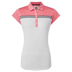 coral branco-brilhante L6VB1370 bloco de cores projetado com coral branco-brilhante lisle Footjoy