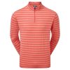 laranja L6VB1062 camisa laranja pêssego com listras tonais chill-out Footjoy