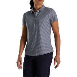 marinha L6VB2367 mulheres lisle houndstooth da marinha Footjoy