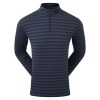 marinha L6VB251 camisa pêssego marinho com listras tonais chill-out Footjoy