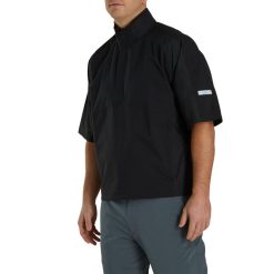preto L6VB2119 camisa de chuva manga curta hydrolite preta Footjoy