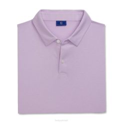roxo claro L6VB1885 camisa sólida de corte atlético com gola própria roxo claro Footjoy