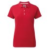 vermelho L6VB713 vermelho stretch piquê sólido feminino Footjoy